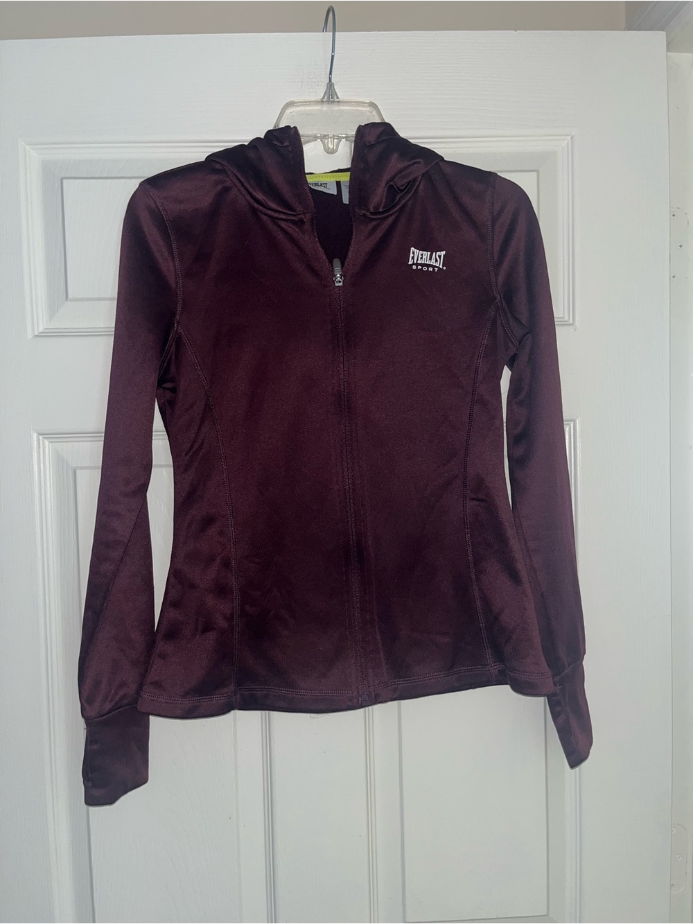 Everlast Women's Burgundy Hooded Full-Zip Jacket